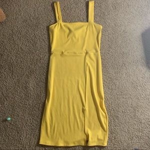 Yellow Bodycon Dress